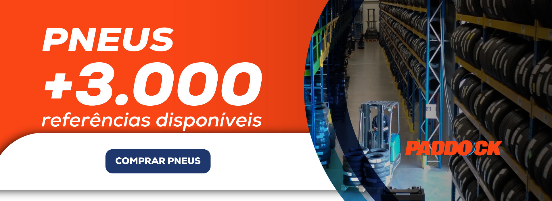 Banner promocional Paddock: na compra de 4 pneus, receba uma coluna Bluetooth gr�tis. Encomende agora._1
